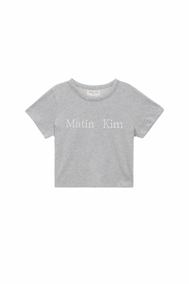 正規品 Matin Kim Tシャツ マーティンキム LOGO CROP TOP ロゴ 半袖