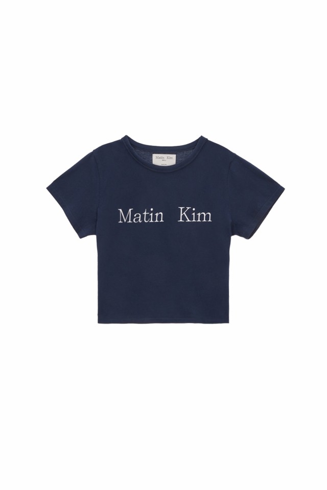 正規品 Matin Kim Tシャツ マーティンキム LOGO CROP TOP ロゴ 半袖