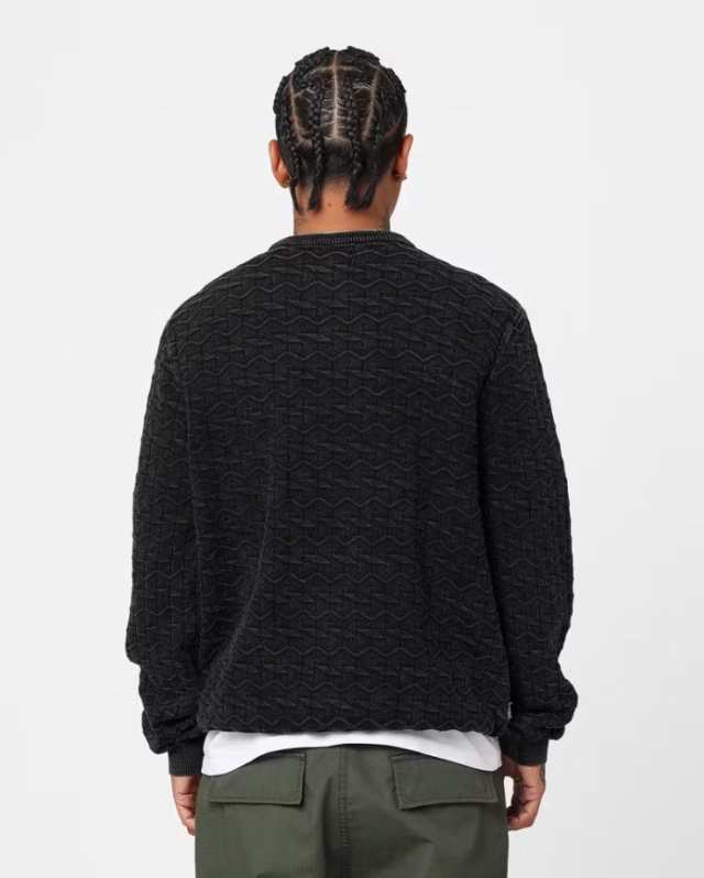 Stussy スウェット ステューシー ニット クルーネック Strand Knit 