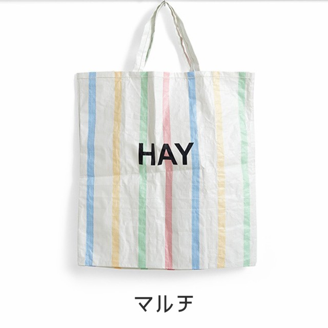HAY エコバッグ ヘイ CANDY STRIPE SHOPPER XL 特大 トート