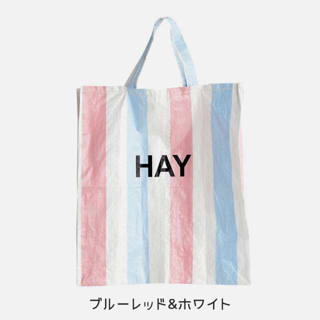 HAY ヘイ キャンディストライプショッパー トートバッグ XL HAY