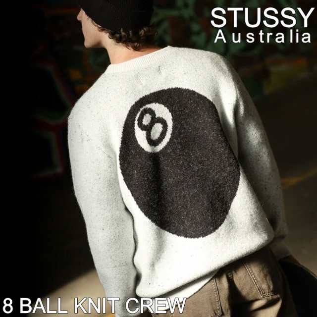 海外限定 ステューシー ニット セーター Stussy 8ボール XL