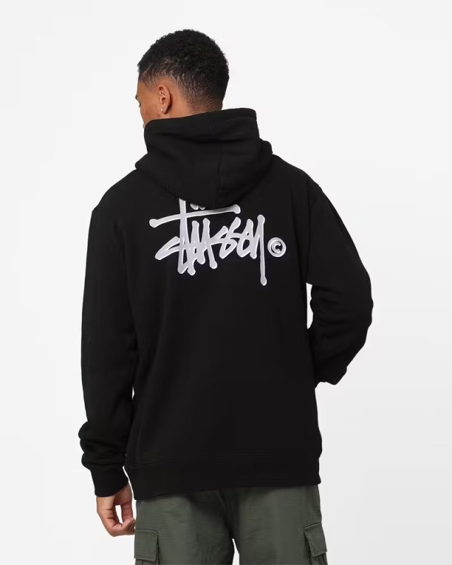 Stussy パーカー ステューシー フルジップ USサイズ Shadow Graffiti 