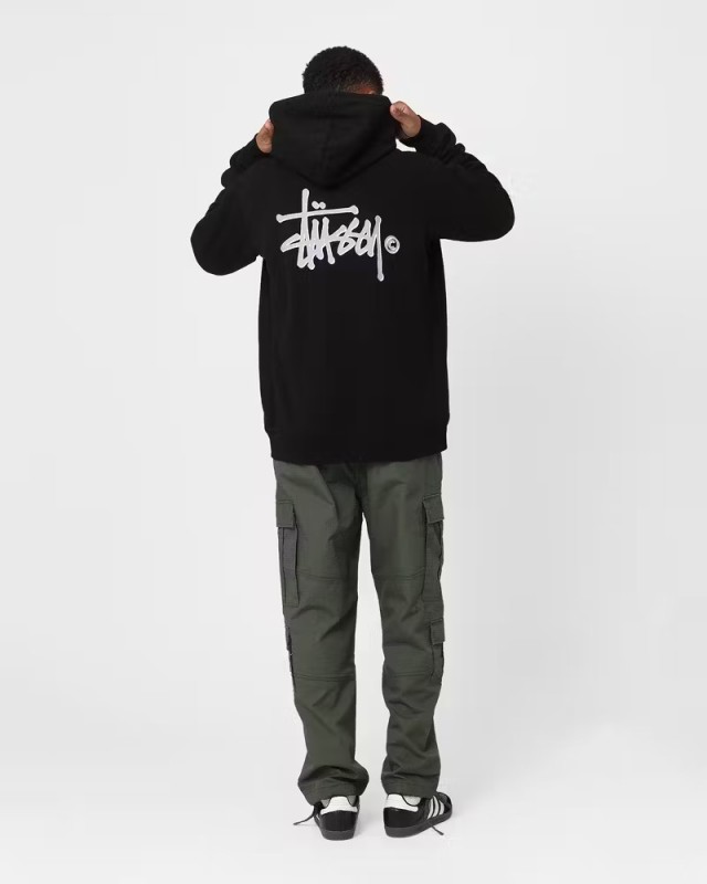 Stussy パーカー ステューシー フルジップ USサイズ Shadow Graffiti ...