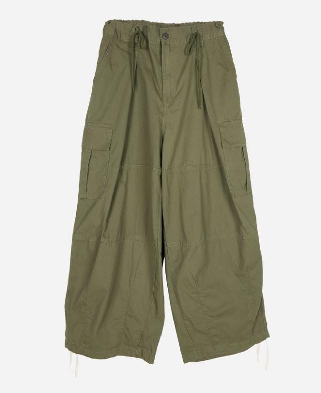 ラウコハウス パンツ Raucohouse Mid section balloon cargo pants カーゴパンツ オーバーサイズ ユニセックス 韓国 K-POP グランジファッション メンズ レディース 正規品 [衣類]の通販は