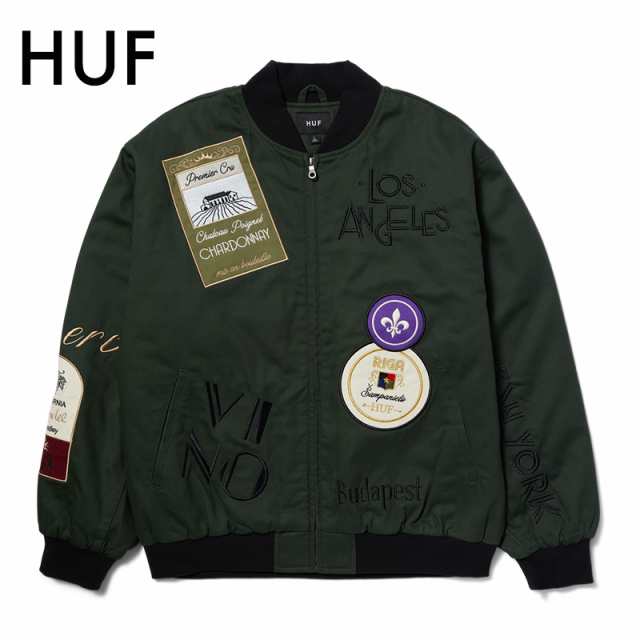 ハフ ボンバージャケット HUF STRATFORD TOUR JACKET ツアージャケット MA-1 アウター トップス スケーター スケートボード メンズ ユニ