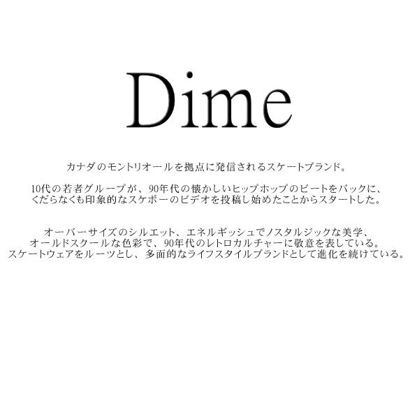 Dime ダイム パーカー CLASSIC SMALL LOGO HOODIE プルオーバー フーディー トップス メンズ 正規品[衣類]ユ00572_5