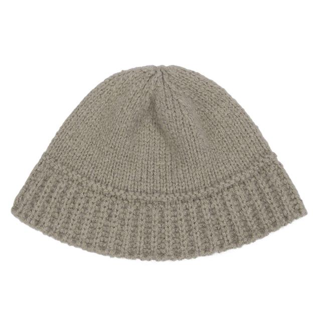 バザール バケットハット VARZAR Monogram Label Wool Knit