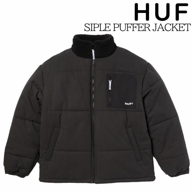 ハフ ジャケット HUF SIPLE PUFFER JACKET アウター ブラック トップス スケーター スケートボード メンズ ユニセックス JK00415 [衣類]