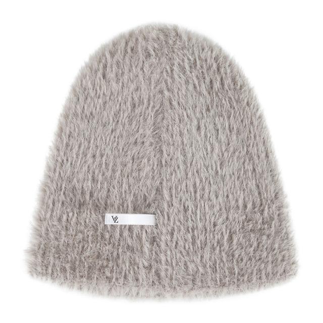 バザール ビーニー VARZAR VA Brooch Soft Angora Beanie ロゴ
