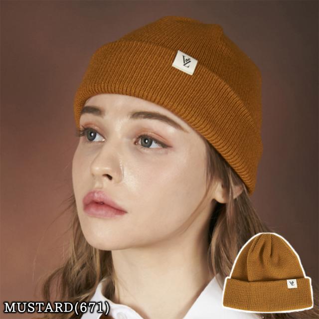 バザール ビーニー VARZAR Monogram label beanie ロゴ ニット帽