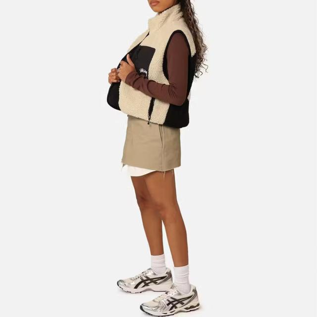 Stussy ステューシー リバーシブル ジャケット 8ボール Women’s 8 Ball Reversible Cropped Vest ボア フリース アウター レディース 正規品 ST1M0271[衣類] ユ00572_7