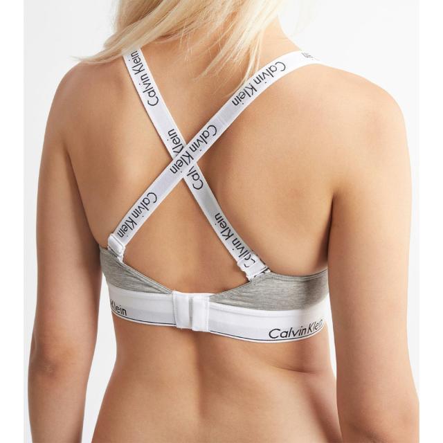 カルバンクライン レディース 下着 ブラ&Tバック ショーツ Calvin Klein 上下セット ライトリーブラレット コットン セットアップ パッド入り アンダーウエア インナー 女性 パンツ QF7059 F3786 ユ00582_9