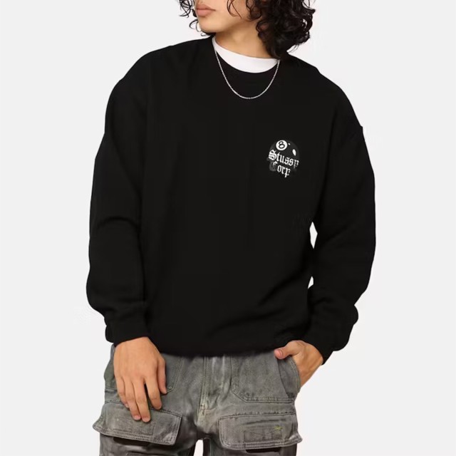 Stussy スウェット ステューシー 8 Ball Corp Fleece Crewneck 8ボール ロゴ USサイズ ブラック クルーネック  トレーナー メンズ ユニセックス 海外限定 正規品 ST024W1204 [衣類]ユ00572の通販はau PAY マーケット - WILLS |  au PAY マーケット－通販サイト