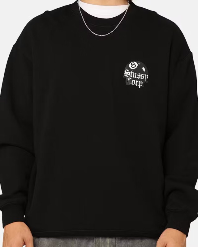 Stussy スウェット ステューシー 8 Ball Corp Fleece Crewneck 8ボール ロゴ USサイズ ブラック クルーネック  トレーナー メンズ ユニセックス 海外限定 正規品 ST024W1204 [衣類]ユ00572の通販はau PAY マーケット - WILLS |  au PAY マーケット－通販サイト