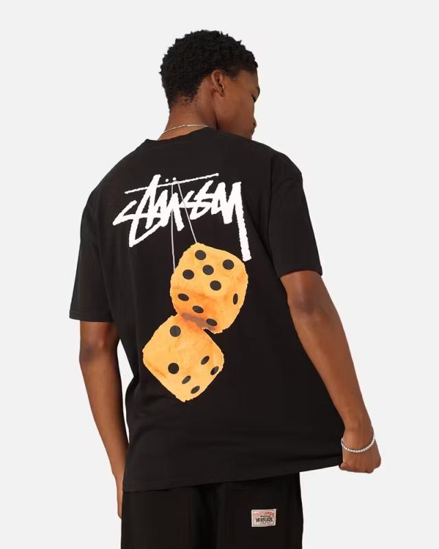【新品】ステューシー　Stussy Fuzzy Dice Tシャツ Lサイズ STUSSY(ステューシー) 22SS FUZZY DICE TEE ファジーダイス T
