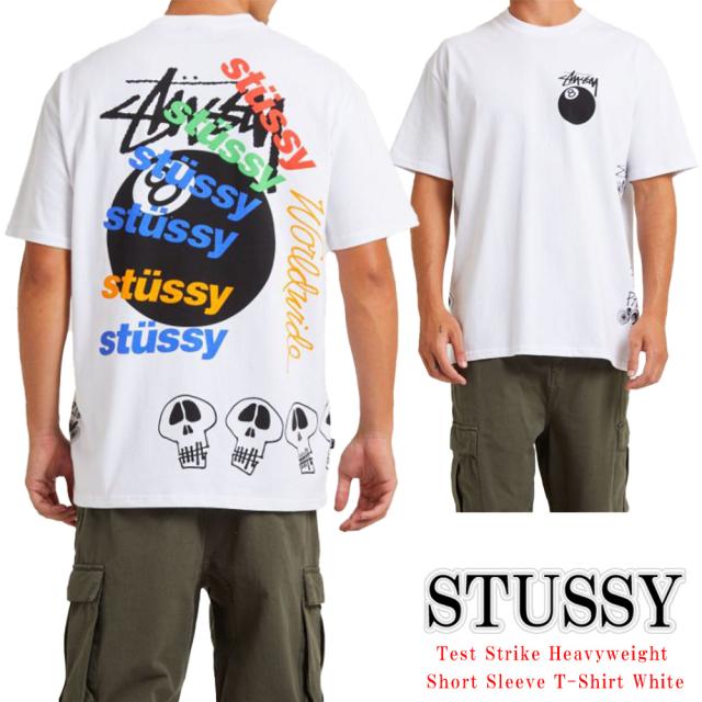 ステューシー Tシャツ Stussy Test Strike Heavyweight Short Sleeve T-Shirt White 半袖 メンズ ユニセックス ST0G0424 [衣類] ユ00582の通販は 8,500円