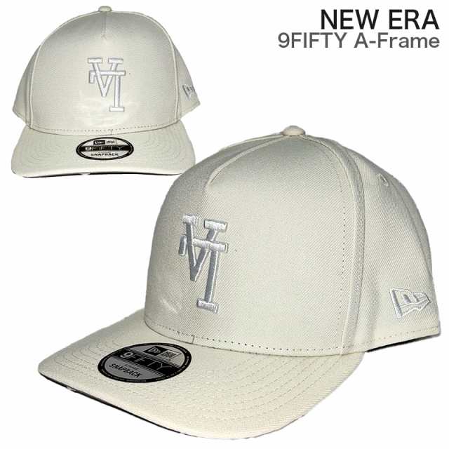 ニューエラ NEW ERA キャップ LA ドジャース Los Angeles Dodgers 9Fifty A-Frame Snapback Off-white 逆さまロゴ 帽子 メンズ ユニセッ