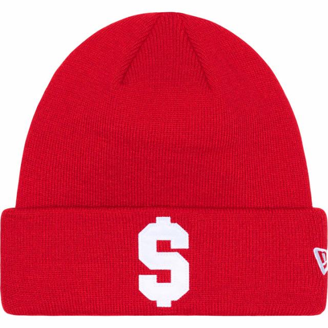 シュプリーム ビーニー Supreme New Era $ Beanie Red ニット帽