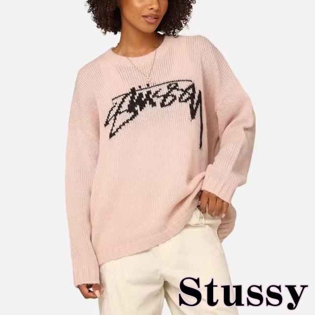 Stussy スウェット ステューシー ニット セーター Women’s Smooth Stock Oversized Knitted Sweater トレーナー レディース ユニセックス 正規品 [衣類]ユ00572