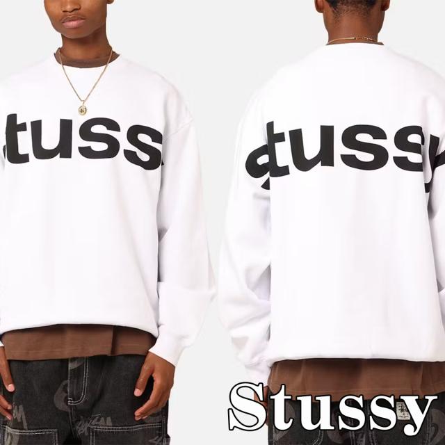 STUSSY ホワイト オーバーサイズ スウェット Stussy スウェット ステューシー Sport Fleece Crewneck