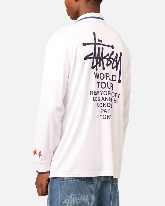 ステューシー ポロシャツ Stussy Football Polo Long Sleeve T