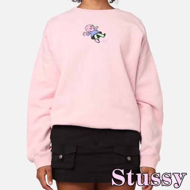 Stussy スウェット ステューシー Women’s Dollie Oversized Crewneck ピンク トレーナー  オーバーサイズ レディース ユニセックス ST124W2205 [衣類]ユ00572