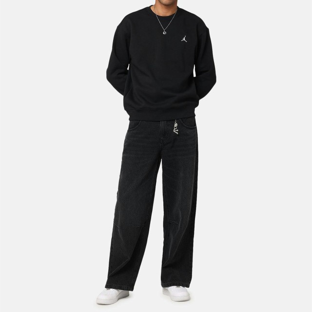 エアジョーダン JORDAN スウェット トレーナー Essential Brooklyn Fleece Crewneck クルーネック ジャンプマン ナイキ 正規品 FJ7776-01