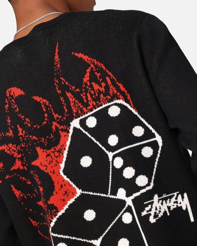 Stussy スウェット ステューシー Fire Dice Sweater ニット セーター