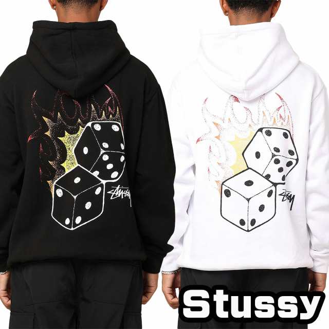 ステューシー パーカー Stussy Fire Dice Fleece Hoodie ロゴ プルオーバー スウェット メンズ ユニセックス 海外限定 正規品 ST0M0523[