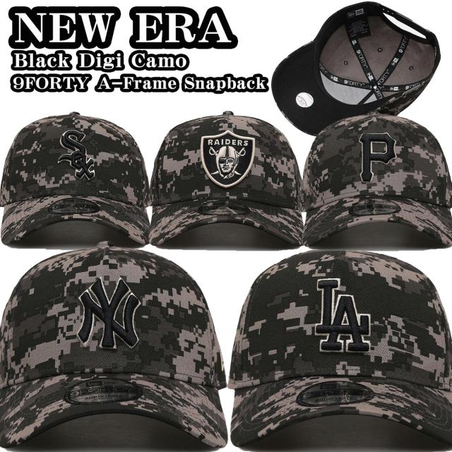 ニューエラ キャップ NEW ERA ’Black Digi Camo’ 9FORTY A-Frame Snapback 帽子 メンズ ユニセックス 正規品 [帽子]ユ00572