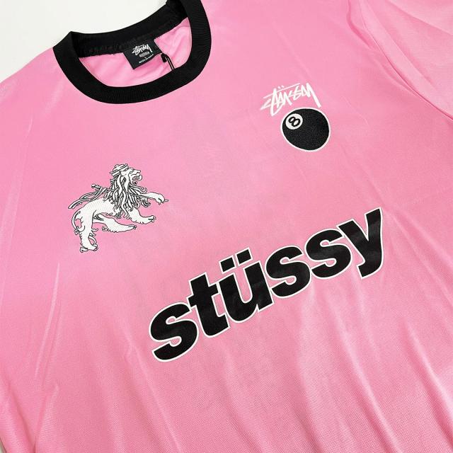 Stüssy ピンク　ゲームTシャツ STUSSY Football T-Shirt - Pink ステューシーフットボールT