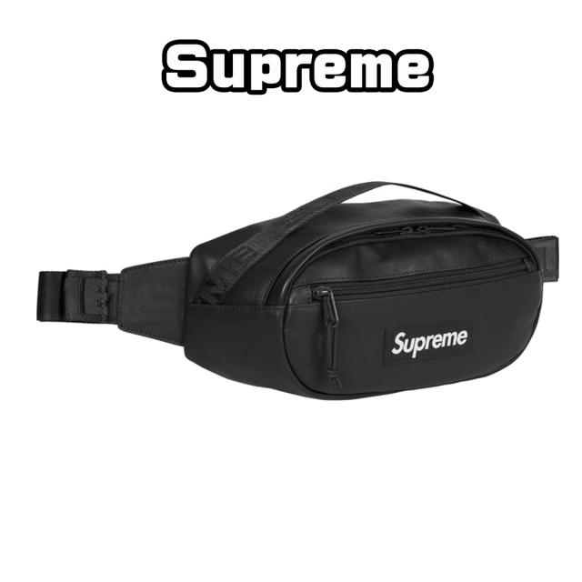 シュプリーム ウエストバッグ Supreme Leather Waist Bag ポーチ  