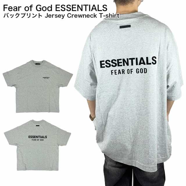 エッセンシャルズ Tシャツ 半袖 FOG ESSENTIALS バックプリント オーバーサイズ グレー メンズ レディース フィアオブゴッド 正規品 Fear Of God Essentials ユ00582 10,212円