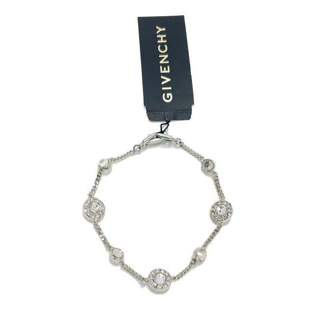 ジバンシィ クリスタル ブレスレット GIVENCHY シルバー ローズ ジバンシィ クリスタル ブレスレット GIVENCHY シルバー ローズ