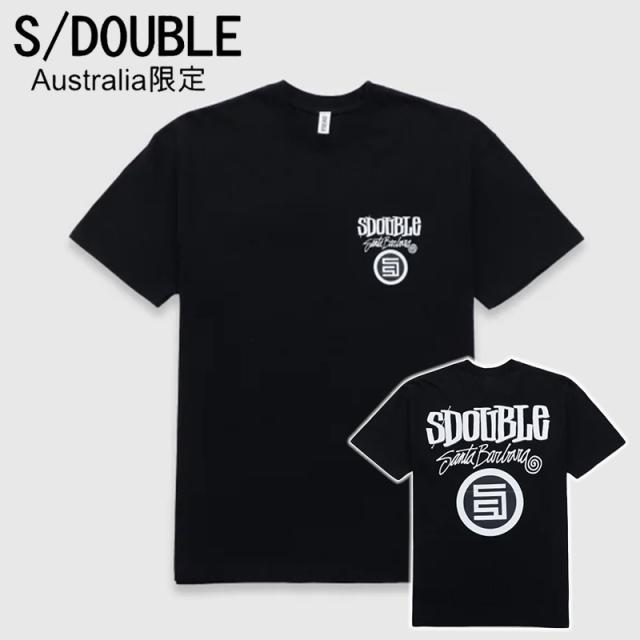 エスダブル Tシャツ S/Double AU限定 S/DOUBLE Combo Platter T-Shirt Washed Black 半袖 ブラック ロゴ ストリート メンズ レディース ユニセックス 正規品 [衣類] ユ00582