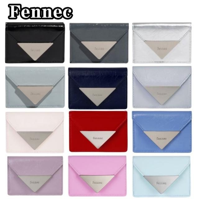 Fennec フェネック 財布 CRINKLE TRIANGLE TRIPLE WALLET D 韓国 折りたたみ財布 レディース  正規品 ユ00572
