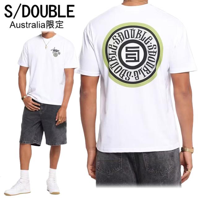 エスダブル Tシャツ S/Double AU限定 S/DOUBLE Track Dot T-Shirt 半袖 ホワイト ロゴ ストリート メンズ レディース ユニセックス 正規品 [衣類] ユ00582