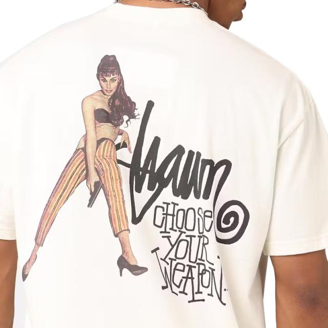 エスダブル Tシャツ S/Double AU限定 Choose Your Weapon T-Shirt 半袖 ホワイト ロゴ ストリート メンズ レディース ユニセックス 正規品 [衣類] ユ00582_3