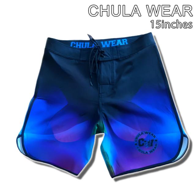 チュラウェア サーフパンツ CHULA WEAR ステージ ショーツ 水着 KALEIDOSCOPE X 15inches ハーフパンツ 短パン フィジーカー 大会 メンズ 筋トレ ジム ウエア 正規品[衣類]ユ00582