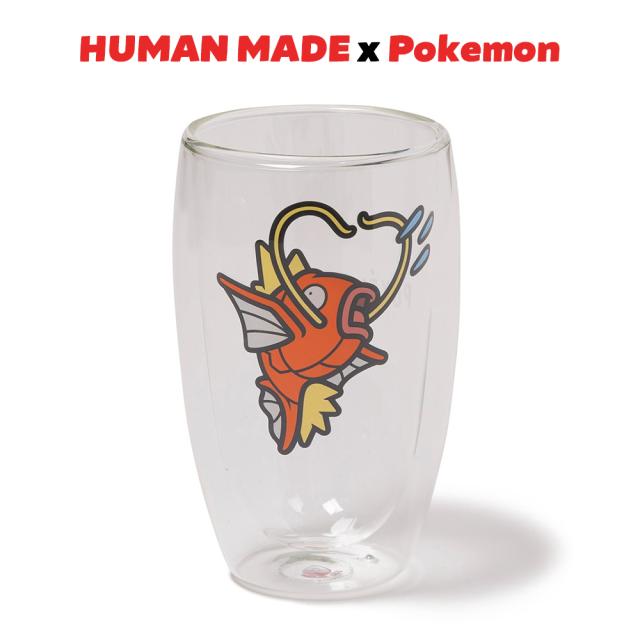 HUMAN MADE ポケモン コラボ コップ コイキング ヒューマンメイド POKEMON MADE DOUBLE WALL GLASS 450ml ダブルウォールグラス ロゴ メンズ ユニセックス 正規品[衣類] ユ00572-2 11,000円