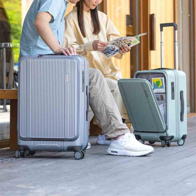 BERMAS スーツケース フロントオープン 53L 海外旅行 国内旅行 トラベルスマート キャリーケース 前開き 軽量 158cm 以内 静音キャスター ストッパー 丈夫 ダイヤル式 TSロック 3泊4日 4泊5日 旅行 メンズ レディース TRAVEL SMART 56cm ブラック ホワイト ブルー グリーン_10