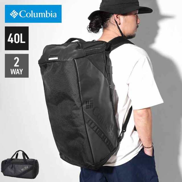 ボストンバッグ Columbia コロンビア メンズ レディース リュック 2way 修学旅行 高校生 大容量 40L 2泊3日 丈夫 バッグ カバン  リュックサック バックパック PU8677 ブレムナースロープダッフル ボストンバック 黒 リフレクター 大きい 部活 合宿 アウトドア キャンプ  ...