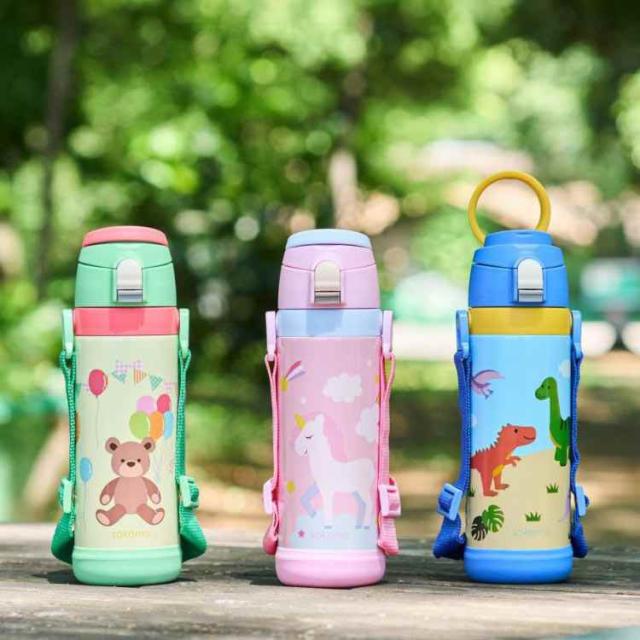 460ml ステンレスボトル 魔法瓶 キッズ ストロー付きコップ付 460ml ステンレスボトル 魔法瓶 キッズ ストロー付きコップ付