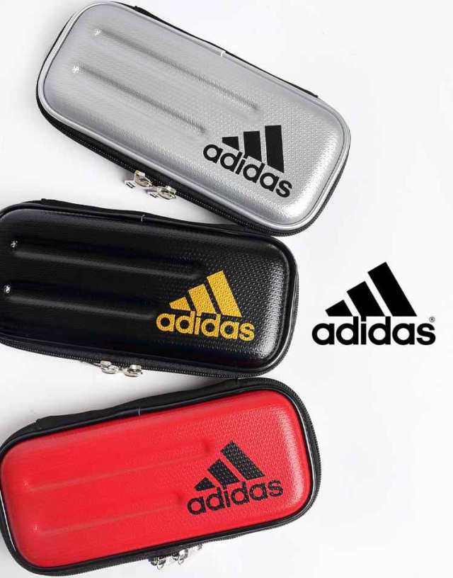 筆箱 アディダス adidas 小学生 男の子 セミハードペンケース ハードケース 大容量 中学生 多機能 合皮 ロゴ スポーツブランド かっこいい  おしゃれ 小学1年生 入学 新学期 入学準備 プレゼント 筆記用具 文房具 文具 子供 キッズ ジュニア 男の子 通学 ファスナー ...