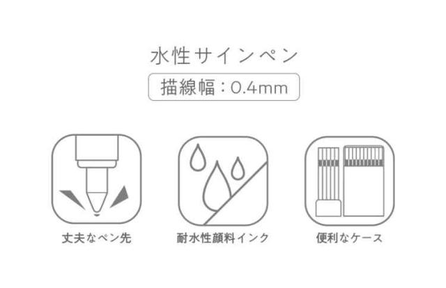 サインペン 水性 おしゃれ エモット Emott Uni シンプル 勉強垢 べんきょう垢 人気 文具 色ペン 細字 Pen 5色セット パステル ナチュラルの通販はau Pay マーケット Hauhau