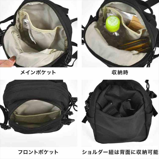 ショルダーバッグ ノースフェイス THE NORTH FACE BTC MINI SH BAG NF0A8C6F レディース メンズ ミニバッグ 斜めがけ ショルダー ミニショルダーバッグ ポーチ サブバッグ 小さめ コンパクト ペットボトル入る 大人 かわいい おしゃれ シンプル 縦型 ブラック 旅行 ブランド_2