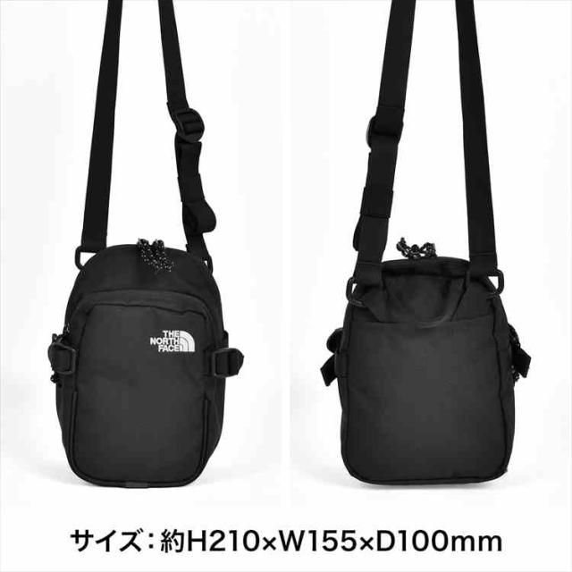 ショルダーバッグ ノースフェイス THE NORTH FACE BTC MINI SH BAG NF0A8C6F レディース メンズ ミニバッグ 斜めがけ ショルダー ミニショルダーバッグ ポーチ サブバッグ 小さめ コンパクト ペットボトル入る 大人 かわいい おしゃれ シンプル 縦型 ブラック 旅行 ブランド_4