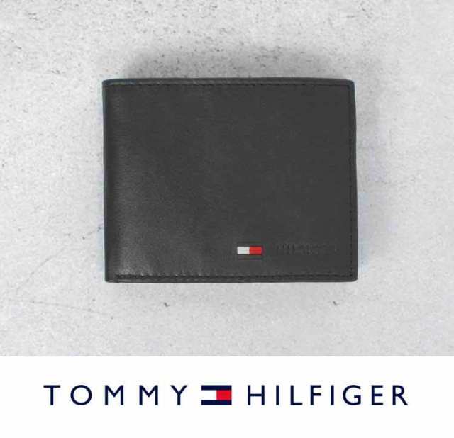 財布 二つ折り メンズ トミー ヒルフィガー TOMMY HILFIGER 本革 お