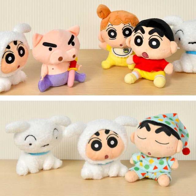 クレヨンしんちゃん ぬいぐるみ マスコット シロ ぶりぶりざえもん